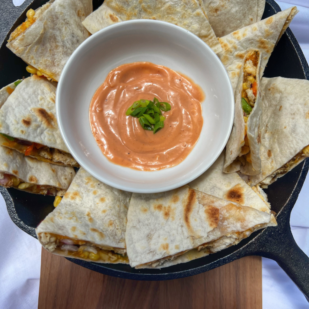 Jerk Chicken Quesadilla